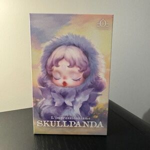 SKULLPANDA L'impressionnisme Series Plush Doll Keychain Pendant - 100% Authentic